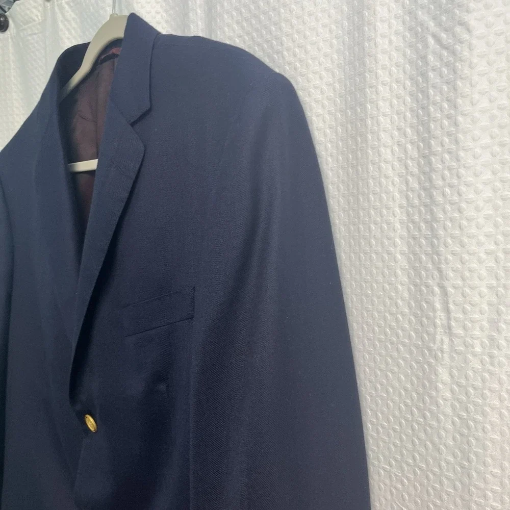 Loro Piana men's Navy Blue Cashmere cloud Blazer Gold Buttons luxury